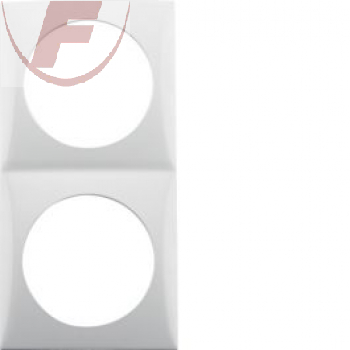 BERKER Integro Flow Rahmen 2-fach polarweiss glänzend - 918262519