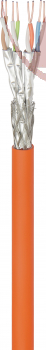 CAT 7a Netzwerkkabel - 100m Ring - S/FTP (PiMF), Orange