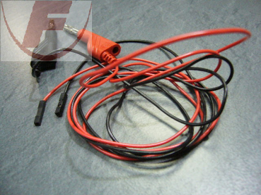 Umspritzte Messleitung rot, MAL N 4-0,64/100-0,25 Rot
