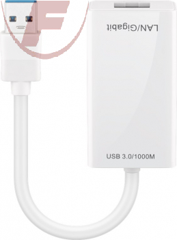 USB 3.0 Gigabit Ethernet Netzwerkkonverter, USB 3.0-Stecker>RJ45-Buchse (8P8C)