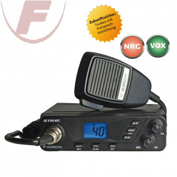 Albrecht AE 6199 NRC, VOX, 12/24V mit CTCSS/DCS und 6-poligem Mikrofon