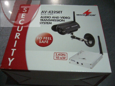 Kamera mit Audio Übertragungssystem (Vorführgerät 129,90€)