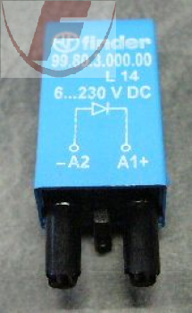 Modul Freilaufdiode 6 - 220 V DC - Finder 99.80.3.000.00