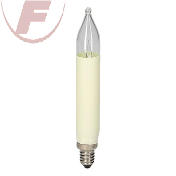 Schaftkerze E10 23V / 3W, innen, elfenbein, 3er Blister - EGB 30-8711