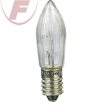 Topkerze E10, 46V/3W, aussen, 3er Blister - EGB