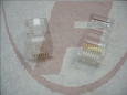 Modular-Stecker, RJ45, 8/8 für Flachkabel