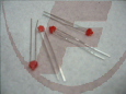 1,8mm LED, rot, stehend
