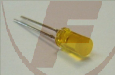 LED 3mm, plan, rund, gelb