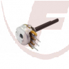 4,7 MOhm, Poti 16/4, Mono, linear, 4mm Achse