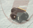 DC-Buchse, 6,4/3,0mm, Kunststoff, isoliert, mit Flansch