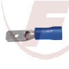 Flachstecker 4.8mm mit PVC-Isolation, blau 1.5 - 2.5 mm², 50 Stück