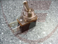 Kippschalter, 1xEin, 2/250, Metallknebel