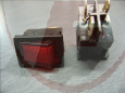 Wippe 13x19mm, 1xE/A Bel.sw/rot