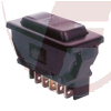 KFZ-Taster 5-polig, 12VDC/20A, rot beleuchtet