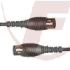 5-Pol-DIN-Stecker  / 5-Pol-DIN-Stecker , 1,8m, SW - Audiokabel