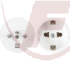 Schweiz-Stecker auf Schukokupplung - Reiseadapter