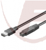 FireWire-Kabel, 1,8m, 400 9pol. Stecker> 6pol. Stecker, IEEE1394
