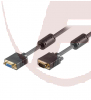 S-VGA-Kabel, 10m 15pol.  Stecker> 15pol. Buchse high density