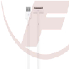 USB-2.0 Kabel, USB-A Stecker/Apple Dock Connector, 1,00m