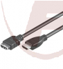 High Speed HDMI-Verlängerung 3m, mit Ethernet - HDMI-Stecker (A)/HDMI-Buchse (A)