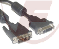 DVI-D Verlängerungs-Kabel 24+1 Single Link 1,8m, DVI-D Stecker> DVI-D Buchse