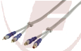 Cinch-Verlängerung Stereo 2,5 m