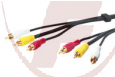 3xRCA-Stecker>3xRCA-Stecker RG59 10 m