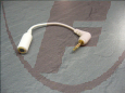 Klinke Adapterkabel, 0,09 m, stereo, 2,5 mm Stecker (4-polig) / 3,5 mm  Kupplung