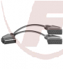 Scart-Kabel 0,2m Scartstecker> 2 x Scartkupplung