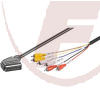 Scart/Cinch-Kabel 1,5m, Scartstecker > 6 x Cinchstecker