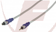 Toslinkstecker/3,5 mm OPTO-Stecker 2,5 m, Ø: 6mm, Lichtwellenleiterkabel