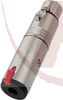 Adapter XLR-Buchse/ Stereo 6.3mm Klinkenbuchse, verriegelbare - Neutrik