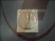 EGB Jalousie Knebelschalter/-taster weiß - 42291NE01W
