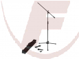 Omnitronic Mikrofonset CMK-20 mit Stativ, Kabel, Tasche, Klemme