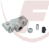 EUTRAC 3-Phasen Stromschienenadapter, Silbergrau