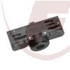 EUTRAC 3-Phasen Stromschienenadapter, schwarz