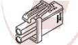 AMP172165-2, Steckgehäuse 2polig 1-reihig Mini-Universal-Mate N-Lok