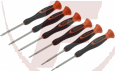 6x Torx-Schraubendreher, T6, T7, T8, T9, T10, T15 im Satz