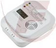 Kohlenmonoxid Melder mit Thermometer, EN 50291 zertifiziert - "CT-KM 107"