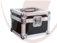 Mikrofoncase Road, 6 Micros, silber/scharz
