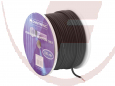 Mikrofonkabel 2x0,22mm² schwarz - Meterware - trittfest   Omnitron