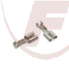 Flachsteckhülse 6,3mm, 2,5-6 mm² Messing, blank, ohne Isolation