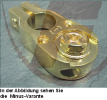 Batterieklemme PLUS (gold) 2 x 10mm²
