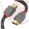 LINDY Anschlusskabel HDMI-A Stecker, HDMI-A Stecker 10.00m Schwarz, Grau 36967