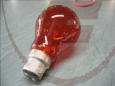 Kaminlampe B22d / 60 Watt / 230Volt/ 380lm / rot