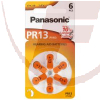 Hörgerätebatterie V 13, Zink-Air 1,4 Volt (6er Pack) Panasonic