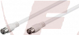 SAT-Kabel 1,5m (80 dB), 2x geschirmt weiß F-Quick