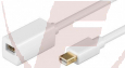 Mini DisplayPort Verlängerungskabel 1.2, 1m - Mini DisplayPort-Stecker > Mini Di