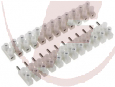 Lüsterklemmleiste steckbar 2,5-4,0mm², 12 Klemmen, transparent