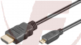 High Speed HDMI mit Ethernet 3m, HDMI A-Stecker / HDMI D-Stecker (Micro)